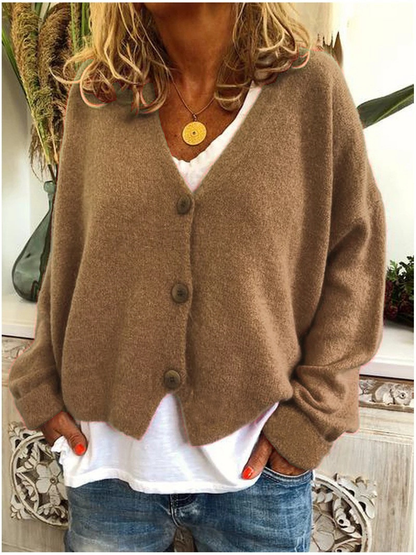 Weiche Strickjacke Damen Warm