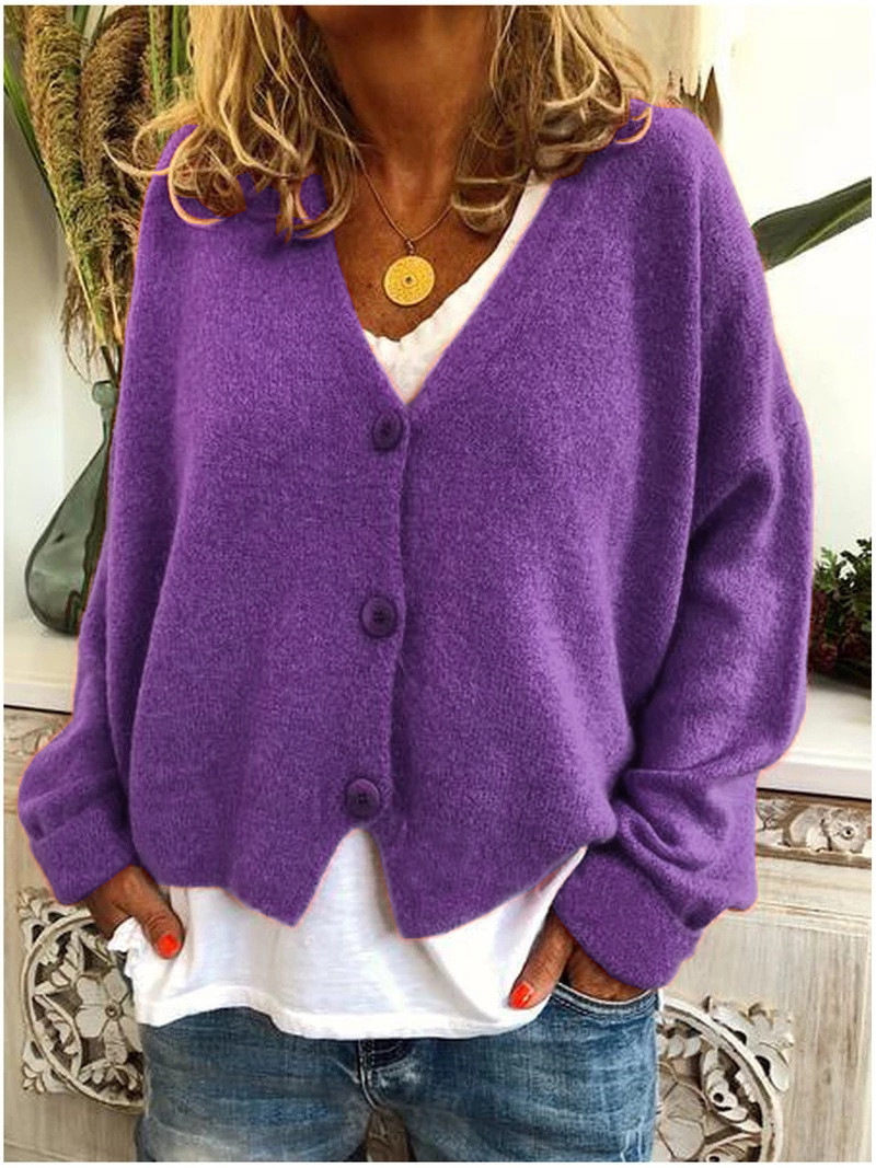 Weiche Strickjacke Damen Warm