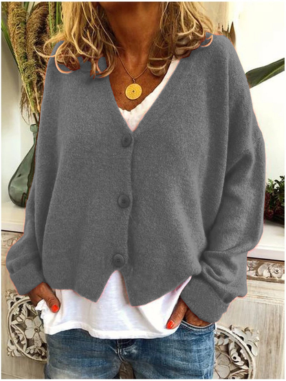 Weiche Strickjacke Damen Warm