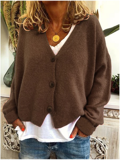 Weiche Strickjacke Damen Warm