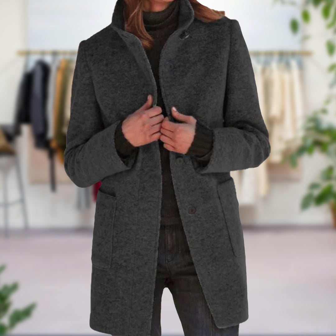 Herbstjacke Damen Elegant Übergangsjacke - IdealeKleiden