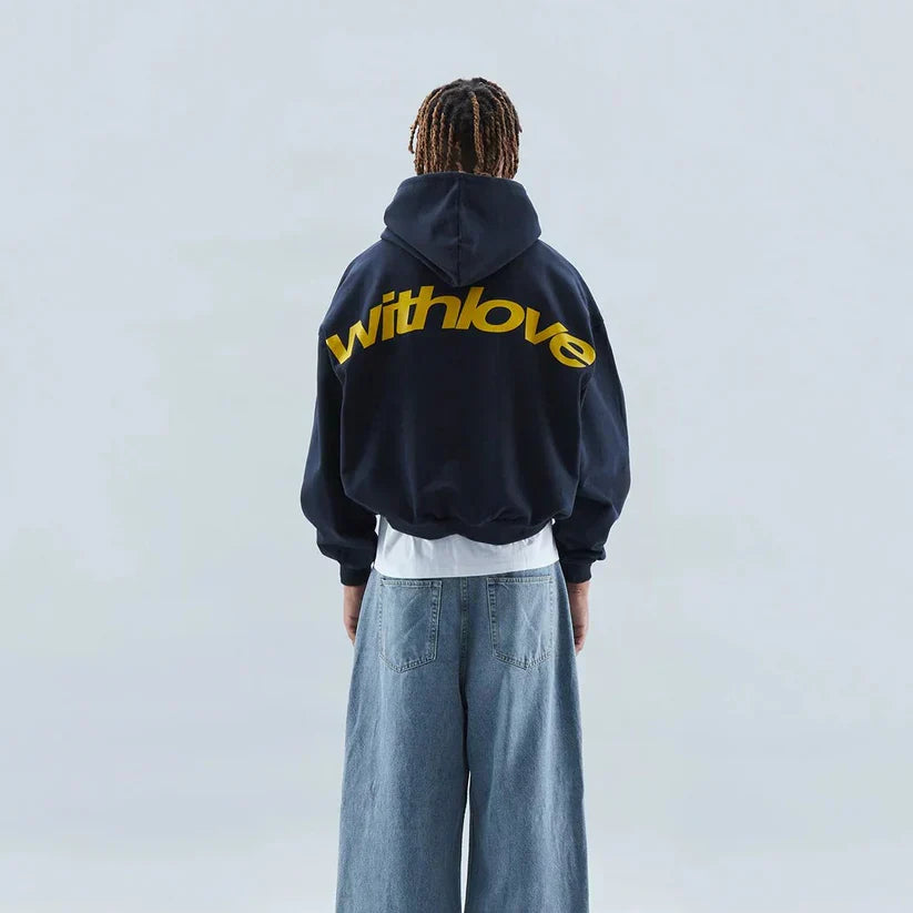 Unisex Sweatshirt Mit Liebe Druck - IdealeKleiden