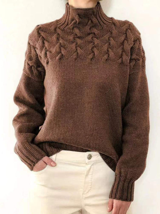 Weicher Cashmere Pullover Rollkragen Winter - IdealeKleiden