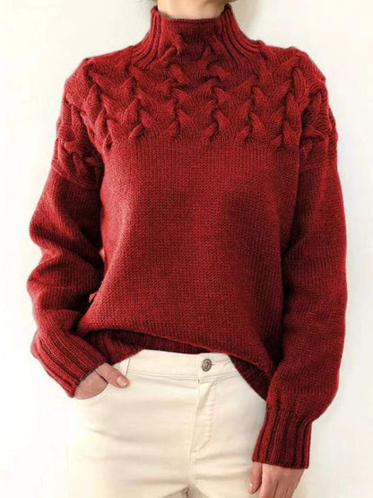 Weicher Cashmere Pullover Rollkragen Winter