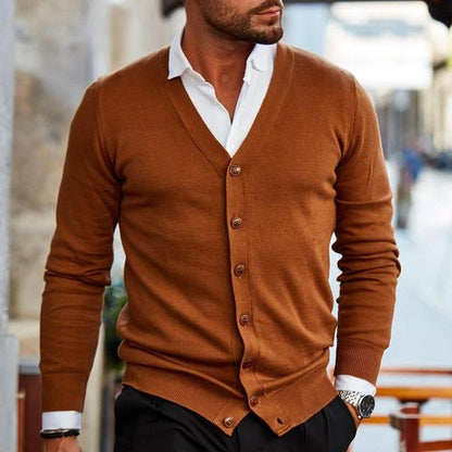 Herren Cardigan Weich Soft Alltag