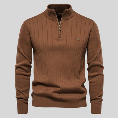 Stylischer Pullover Reißverschluss Modern Design