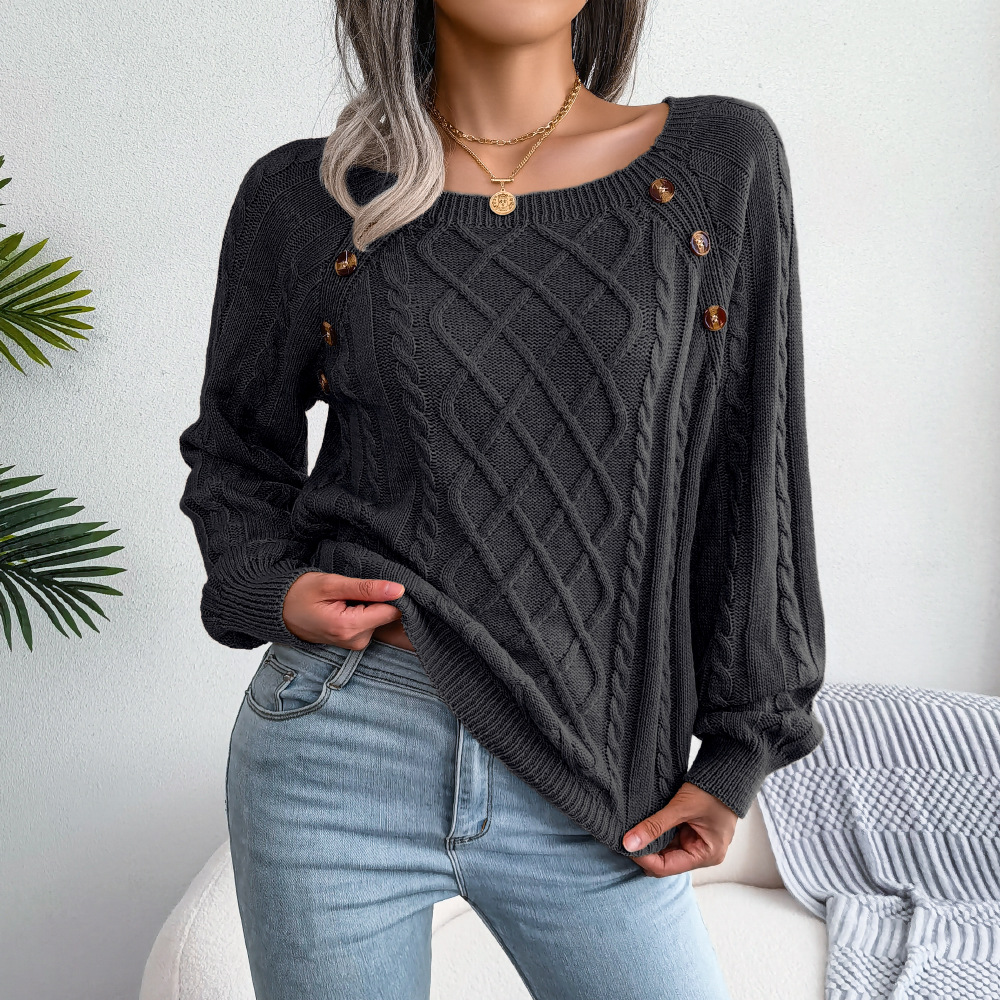 Klassischer Gemütlicher Pullover → Bequemer Winterpullover Soft