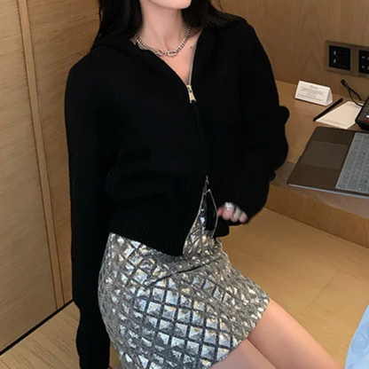 Stilvolle Cropped Weste Elegant & Chic