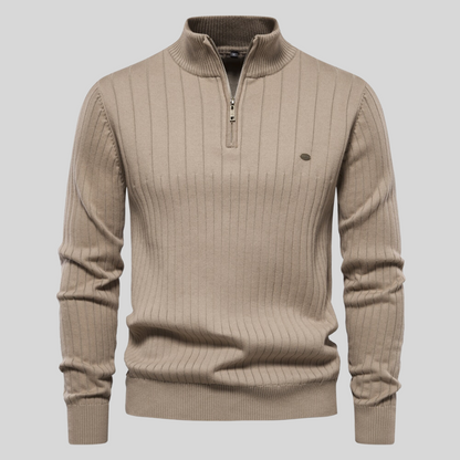 Stylischer Pullover Reißverschluss Modern Design