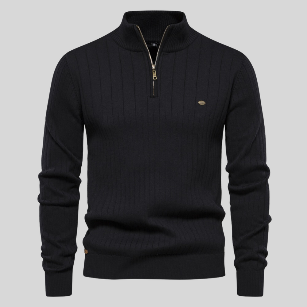 Stylischer Pullover Reißverschluss Modern Design
