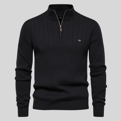 Stylischer Pullover Reißverschluss Modern Design