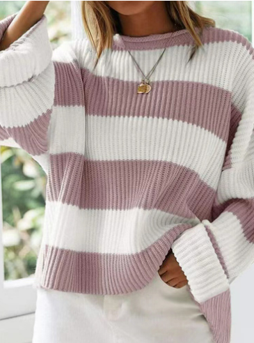Weiches Strickoberteil Winter - IdealeKleiden
