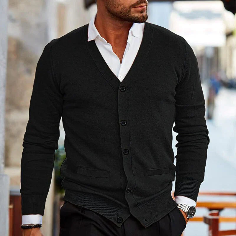 Herren Cardigan Weich Soft Alltag