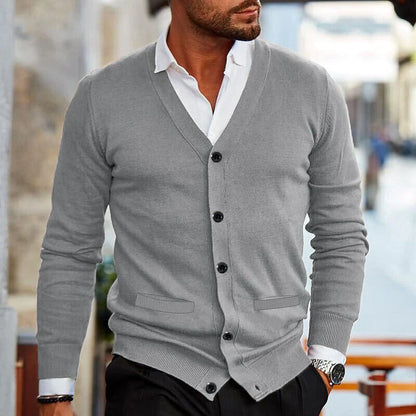 Herren Cardigan Weich Soft Alltag