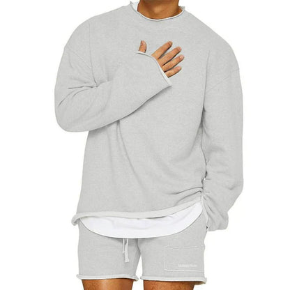 Langer Herren Pullover Weich Warm Winter