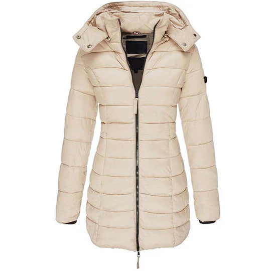 Lara - Warme Daunenjacke Lang Wintermantel