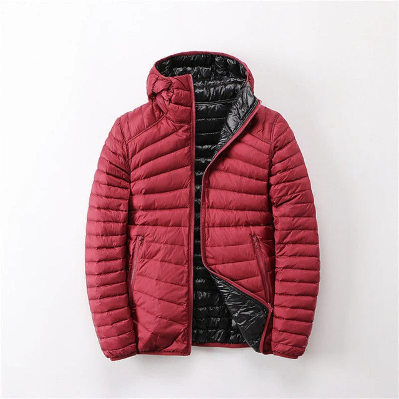 Winddichte Steppjacke Mit Kapuze