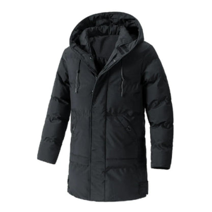 Wasserabweisende Winterjacke Kapuze Mittellang