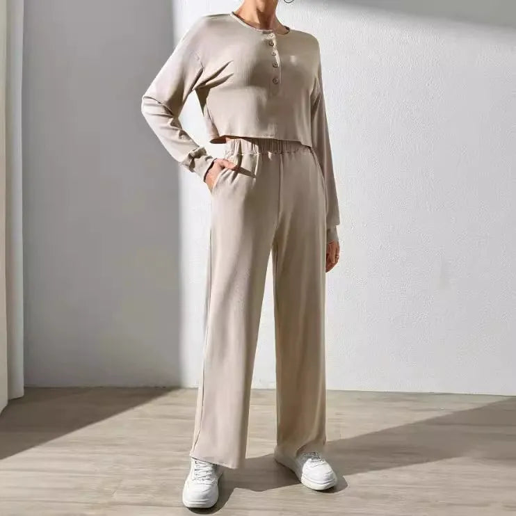 Bequeme Loungewear Set Damen - IdealeKleiden