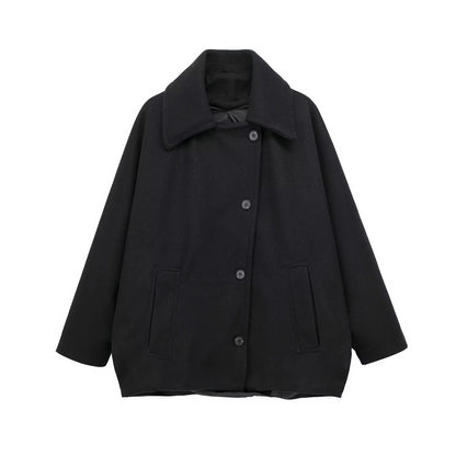 Übergrößen Peacoat Doppelreihen Jacke Damen