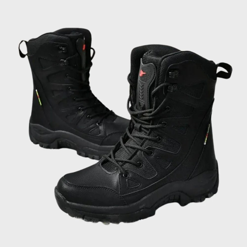 Wanderstiefel Leder Hoch Schaft Robust