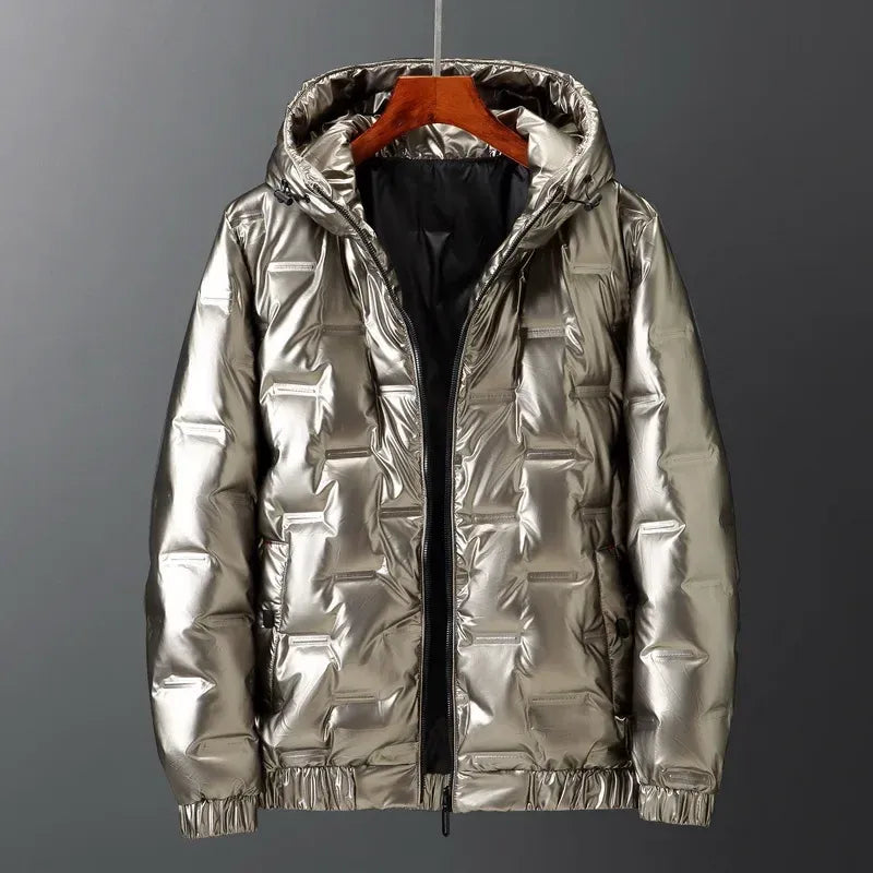 Warme Daunenjacke Damen Elegant Wasserfest