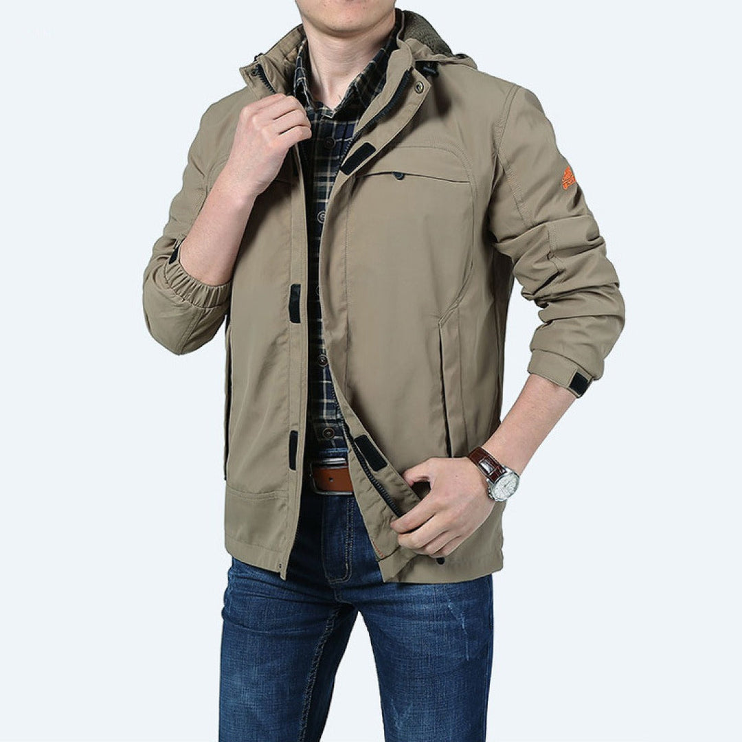 Wasserdichte Herrenjacke Sportlich Funktionell