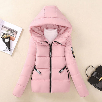 Wintersteppjacke Damen Warm Gefüttert Kapuze