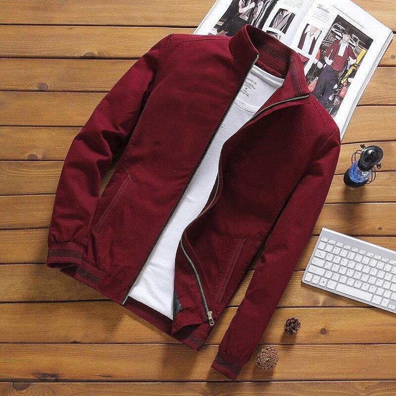 Bomberjacke Herren Stil Atmungsaktiv Lässig