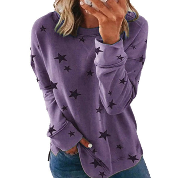 Bequemes Sweatshirt Langarm Casual