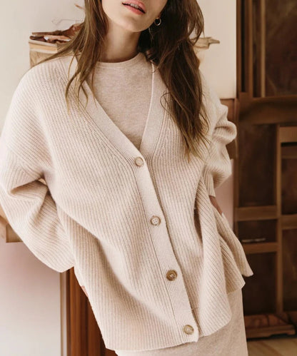 Große Strickjacke Bequem Oversized