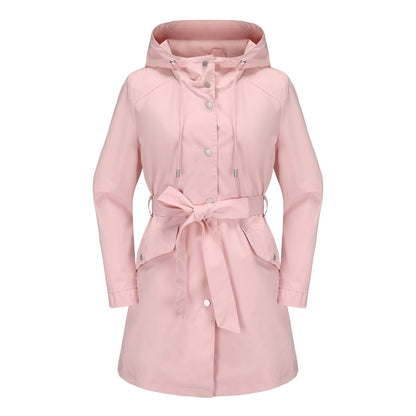 Wasserabweisende Windbreaker Jacke Sportlich Tailliert