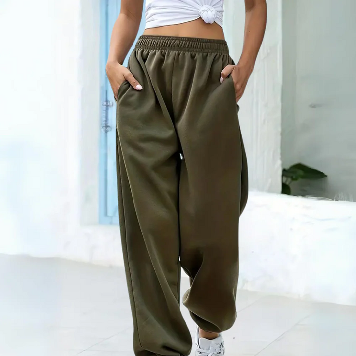 Bequeme Damen Jogger mit Elastischem Bund