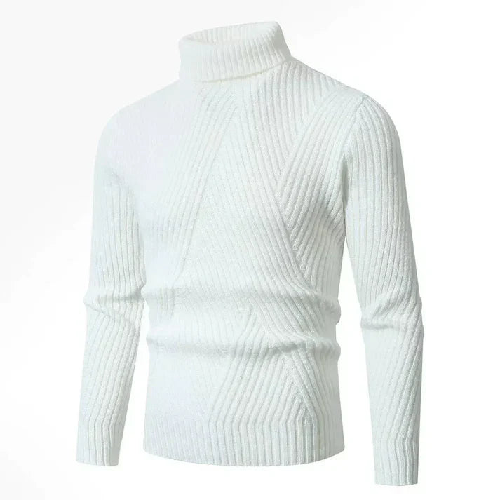 Slim Fit Rollkragenpullover aus Merinowolle