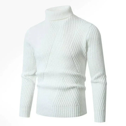 Slim Fit Rollkragenpullover aus Merinowolle