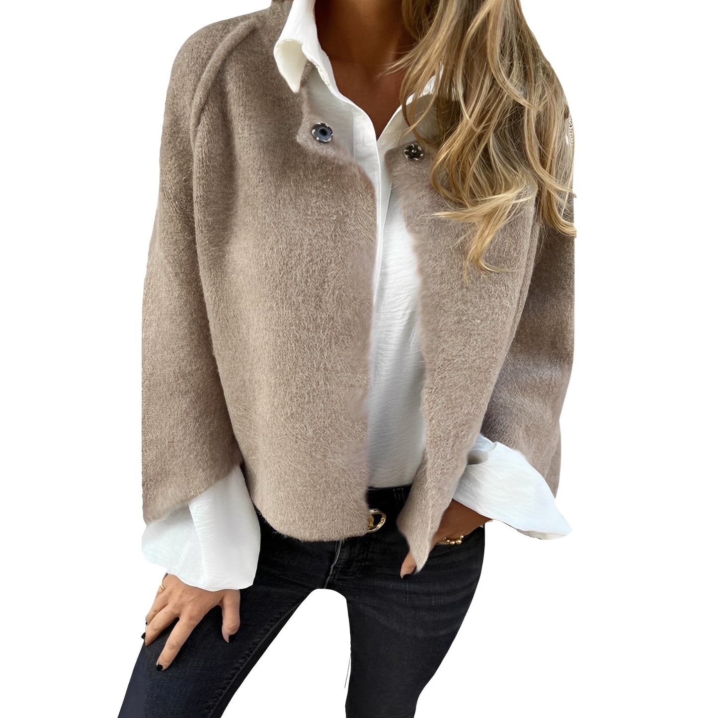 Stilvolle Damenjacke Kurz Modern
