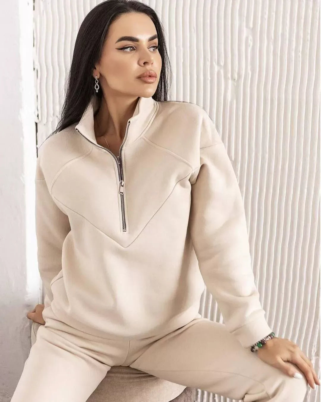 Kuschelkleidung Set Fleece Lockere Passform