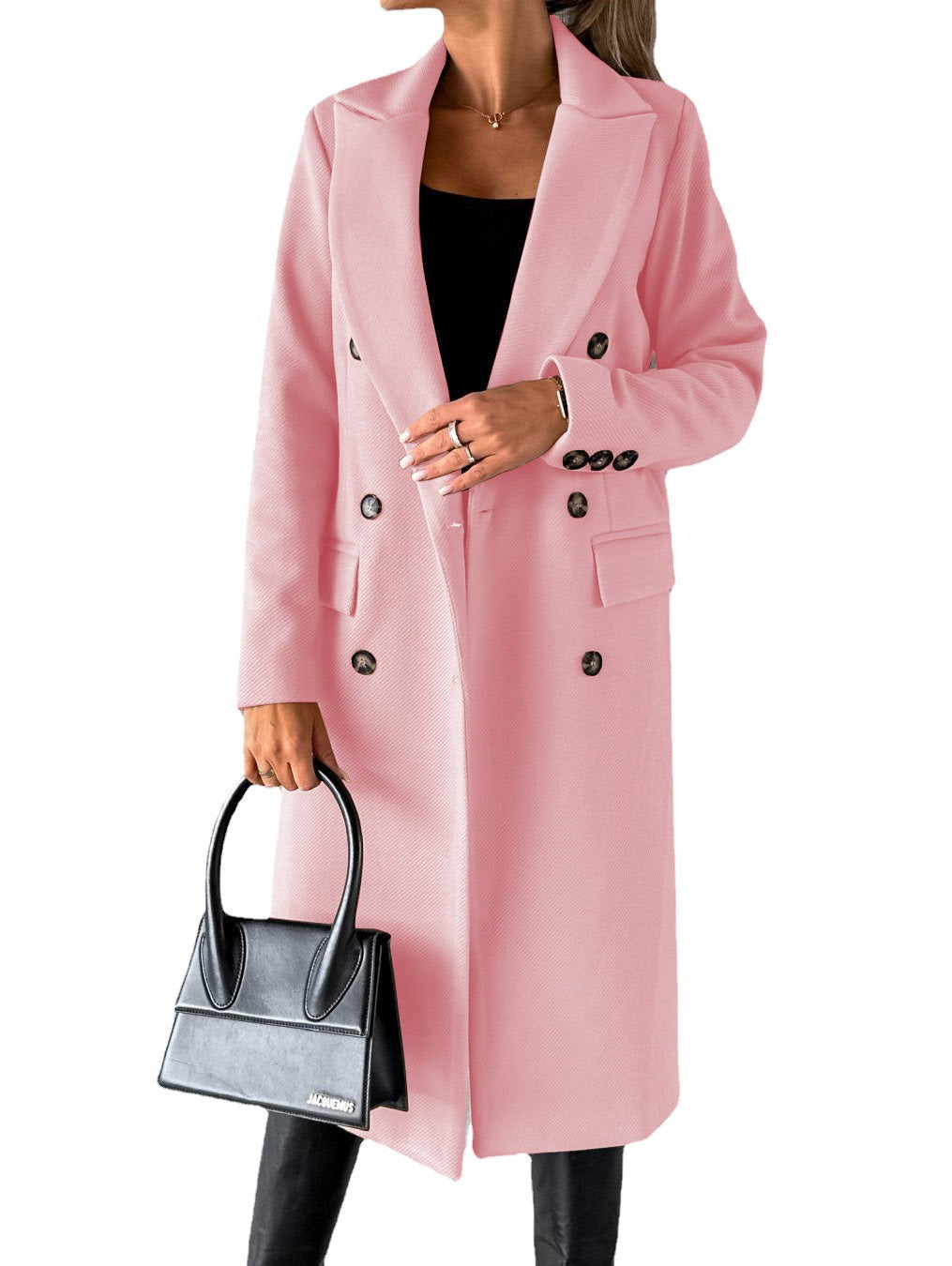 Eleganter Trenchcoat Damen Klassisch Knie-lang
