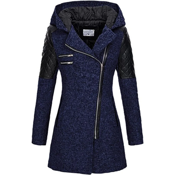Frauen Winterjacke Taillierte Passform mit Kapuze