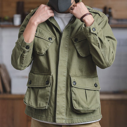 Militärkleid Damen Stil mit Patenttaschen