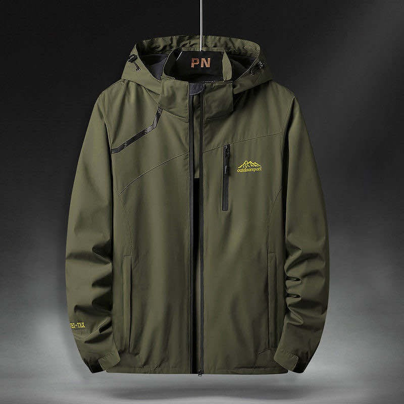 Herren Outdoor-Jacke Kapuze Sportlich