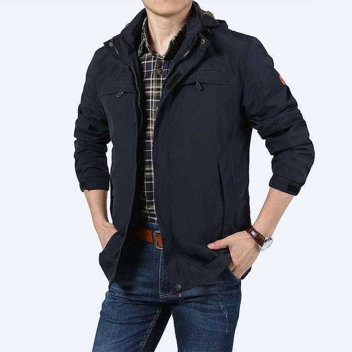 Wasserdichte Herrenjacke Sportlich Funktionell