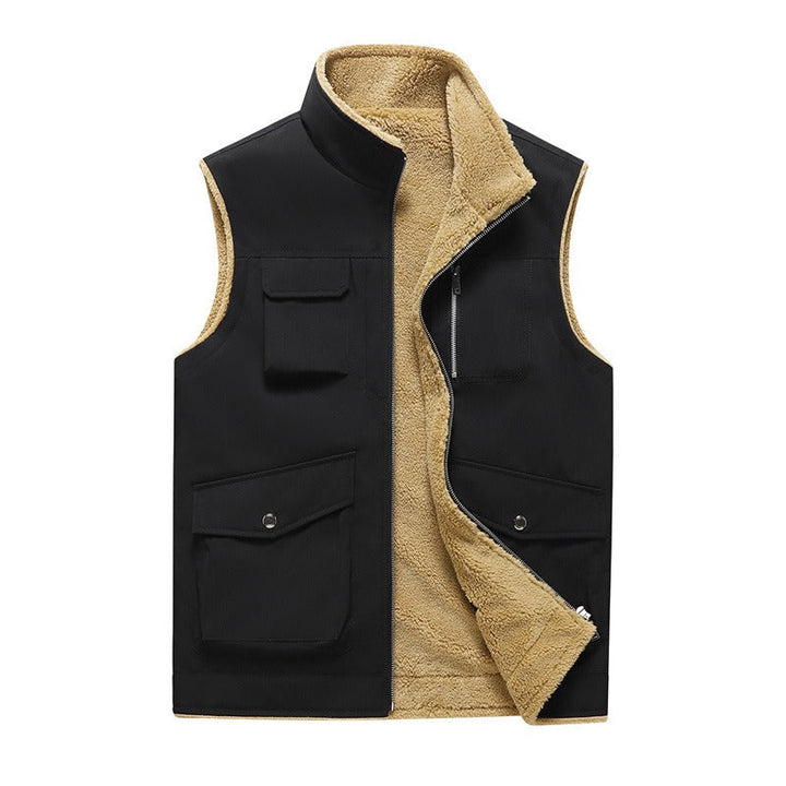 Herren Bodywarmer Fleece Soft Outdoor Taschenjacke