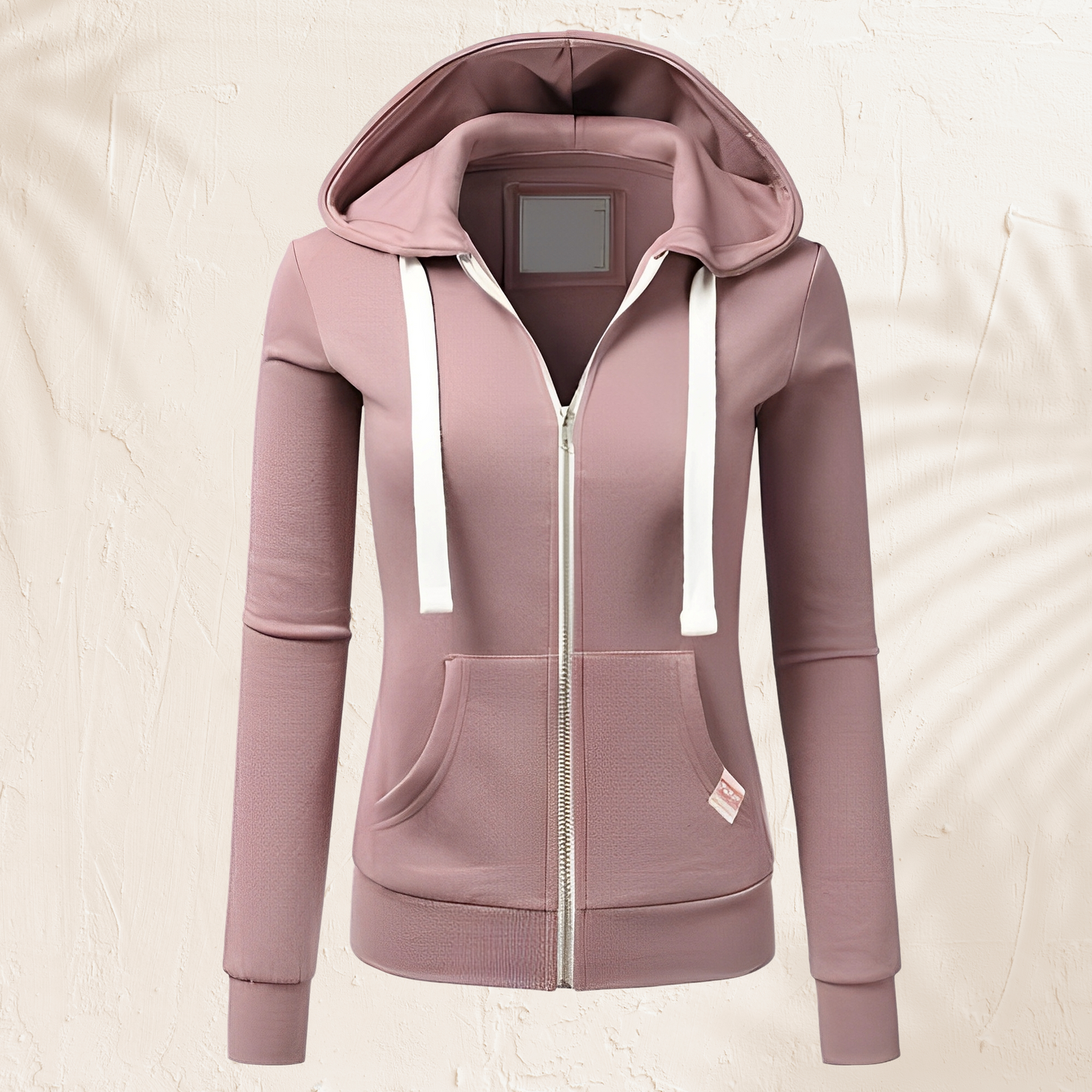 Kuscheliger Kapuzenpullover mit Reißverschluss