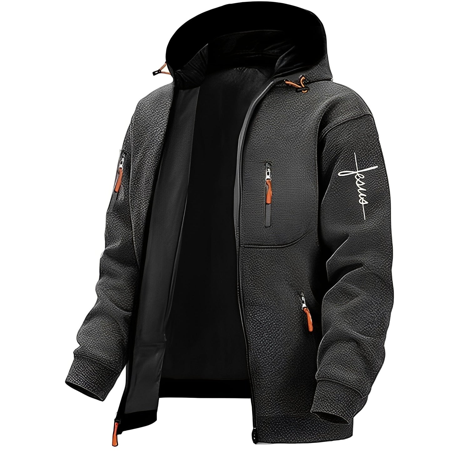 Praktische Freizeitjacke Warm Kapuzenjacke Herren