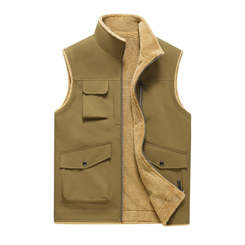 Herren Weste Outdoor Stil Vieltaschig Praktisch