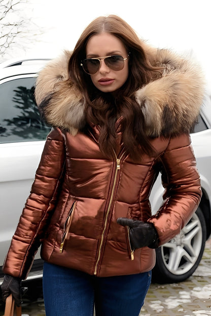Elegante Damen-Daunenjacke Warm & Stylish