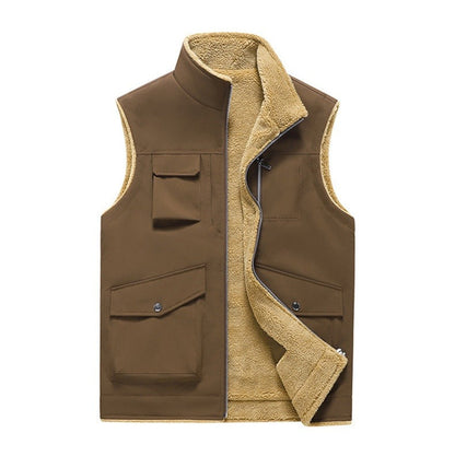 Herren Weste Outdoor Stil Vieltaschig Praktisch