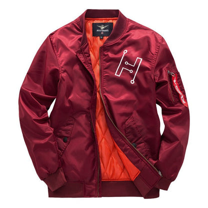 Herren Bomberjacke Urban Style Reißverschluss