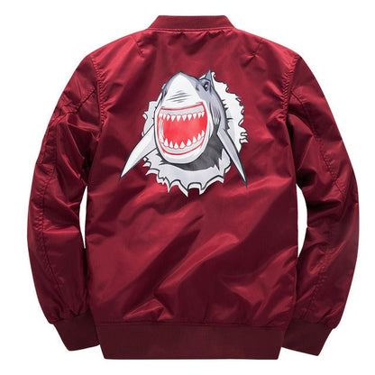 Herren Bomberjacke Urban Style Reißverschluss - IdealeKleiden